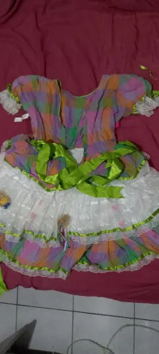 Vestido infantil de quadrilha!