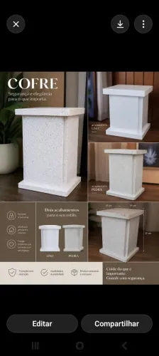 Cofres  em mármores 