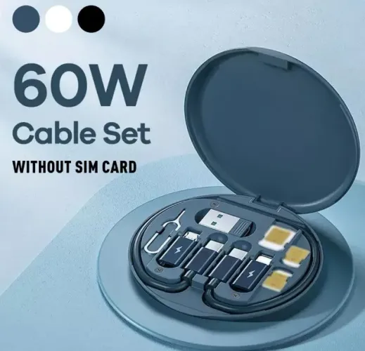 Cabo celular IOS Tipo C V8 kit Altomex 60W Al-197