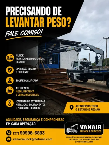 Locação de caminhão munck