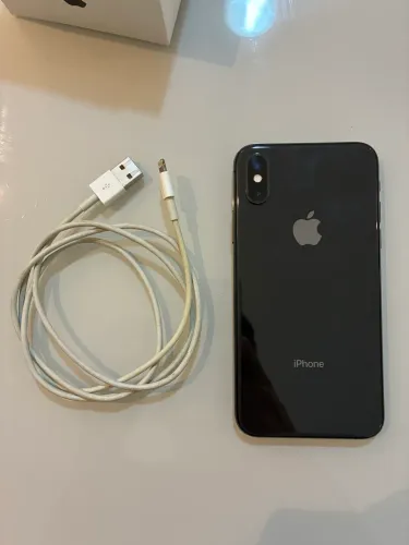 Iphone XS Cinza Espacial 64GB, acompanha caixa e cabo original