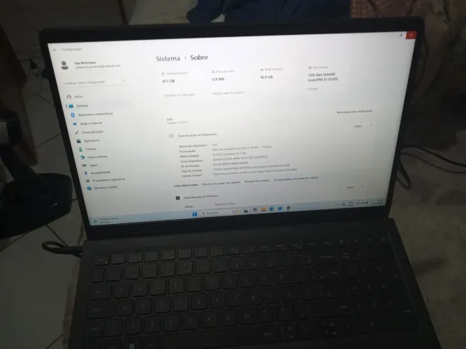 Notebook Dell Inspiron 15