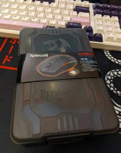 Mouse Redragon Invader Pro sem fio