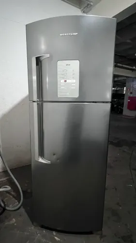 Geladeira Brastemp inox