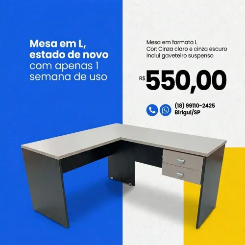 Mesa em L