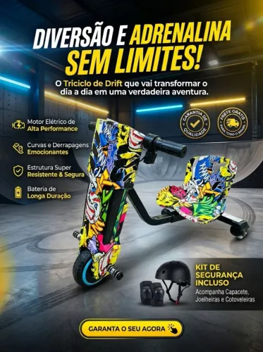 Triciclo elétrico(drift)