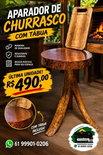 Aparador de churrasco