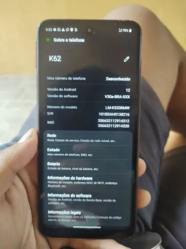 Celular LG k62