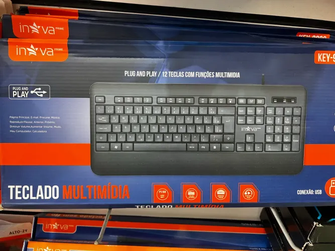 Teclado Multimídia Inova