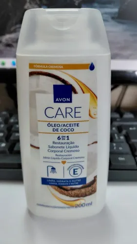 Sabonete Líquido Corporal 200ml óleo coco fórmula 6 em 1 Avon Care novo por R$ 11,00 cada