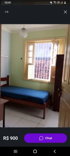 Quarto mobiliado para estudante/profissional