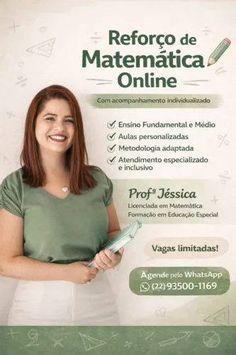 Aula de reforço de matemática