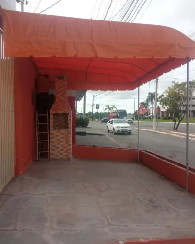 Toldo com lona nova