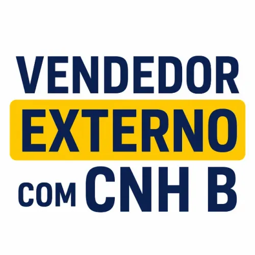 OPORTUNIDADE PARA VENDEDOR EXTERNO COM CNH B