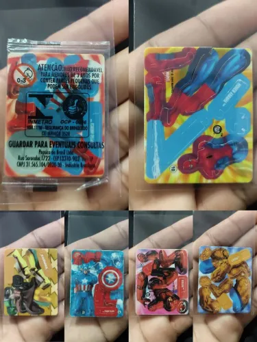 22 Tazos Montáveis da Elma Chips 2006 Originais(Contém um Lacrado)