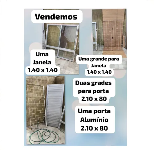 Grandes, porta e janela