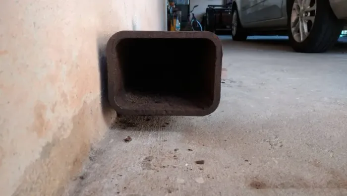 Viga de Aço Retangular Fechada 6 Metros - 11,5 x 16 cm