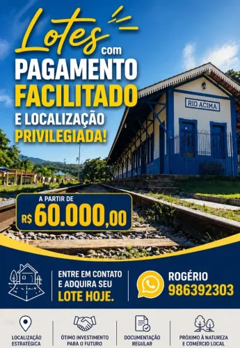 Lotes em Rio Acima 