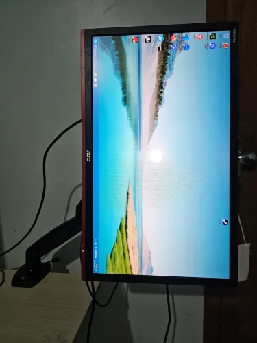 Monitor Gamer AOC 24", 75 Hz, 1ms e FreeSync + Suporte Articular