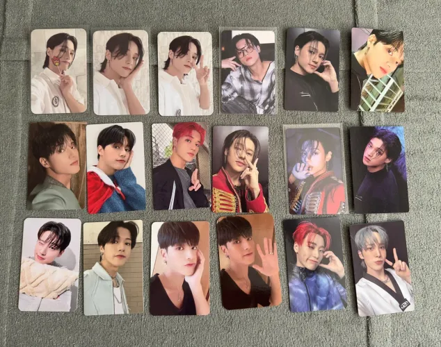 Photocards OFICIAIS ATEEZ k-pop (valor individual)