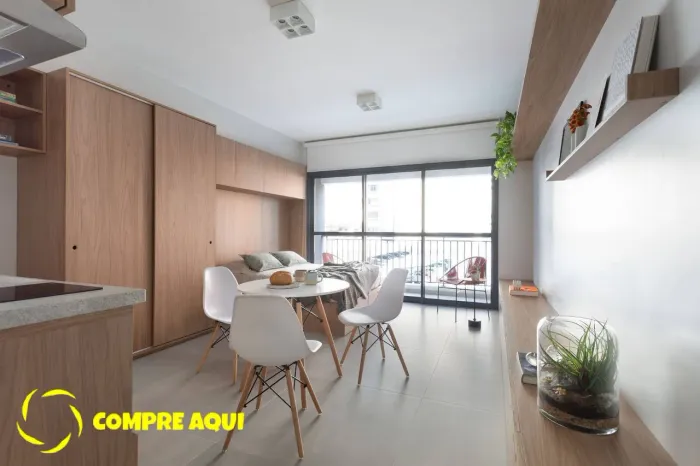 Bela Vista | Kitnet Reformada | 31m² Útil | Prédio com Lazer