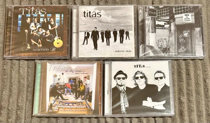 CDs Titãs Lote com 5 Originais 