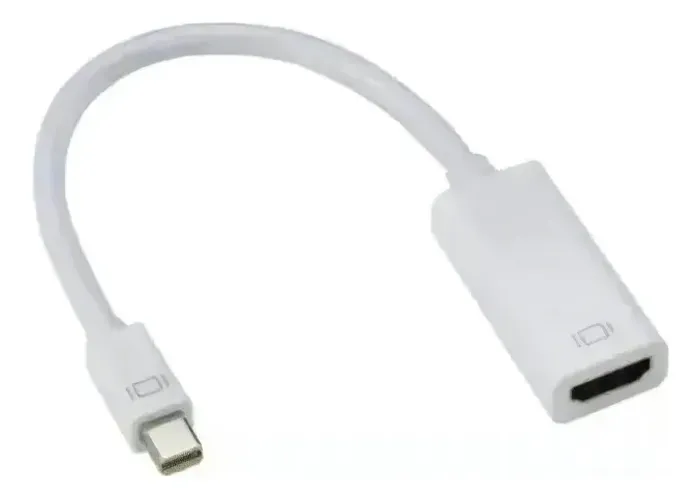 Adaptador Mini DisplayPort HDMI para MacBook Pro Air 1080p Plug and Play