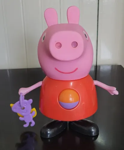 Boneca Peppa Pig Com Atividades Didaticas Elka