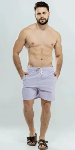 Short mauríncinho em Linho 