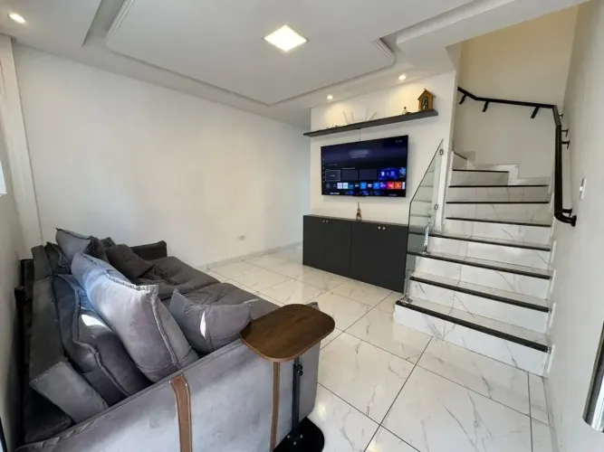 Casa de Condomínio Próximo à Praia na Tupi - Praia Grande - SP