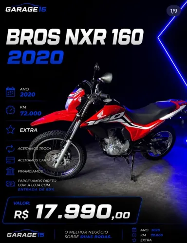HONDA BROS 160 2020 - EDIÇÃO ESPECIAL 