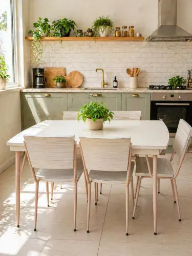 Conjunto de mesa com 4 cadeiras