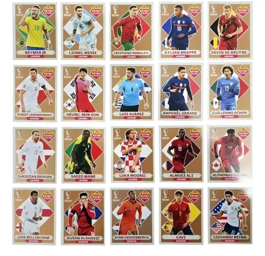 Kit 20 bronze extra legends copa 2022