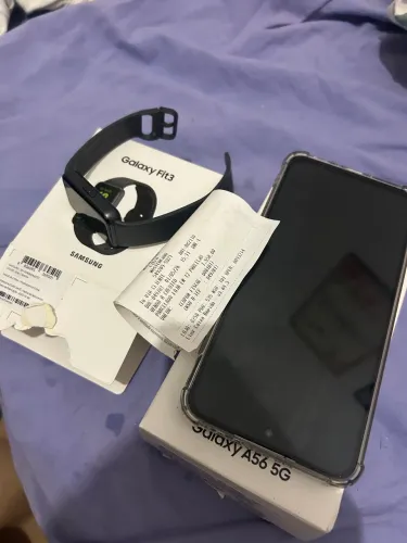 a56 256gb + relógio fit 3