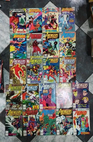 RARIDADE: AVENGERS WEST COAST FASE DO JOHN BYRNE COMPLETÍSSIMA - EDIÇÕES ORIGINAIS EUA
