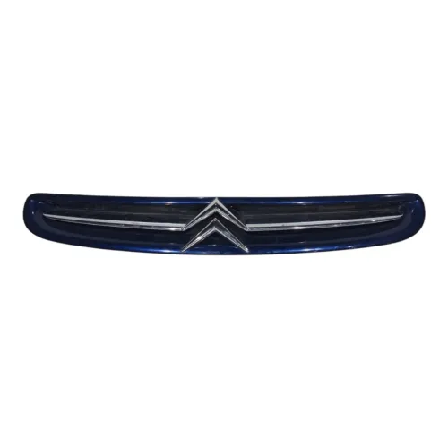 Grade Parachoque Dianteiro Azul Xsara Picasso 2001 A 2012 Azul E Cromado Plástico Rígido