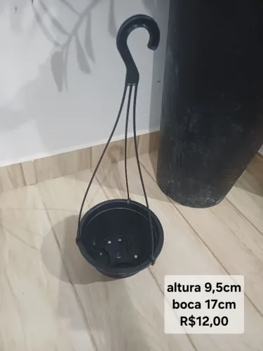 Vaso redondo pequeno de plástico 