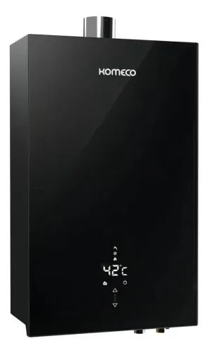 Aquecedor De Água A Gás Komeco Ko 26bk Decor Gn 26l Wifi
