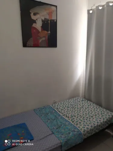 Alugo quartos no centro de São Paulo , mobiliado com máquina de lavar roupa varal,