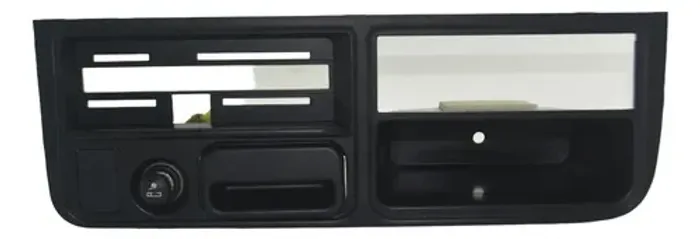 Moldura Radio Central C/tomada Painel H100 2003 Origina Preto