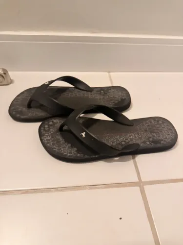 Chinelo Aramis Masculino Preto Usado - Tam 41/42