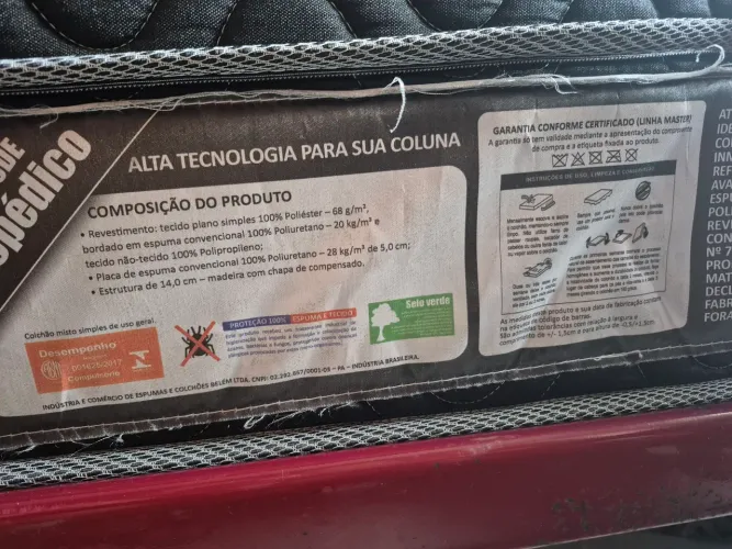 Colchão ortopédico semi novo...!!