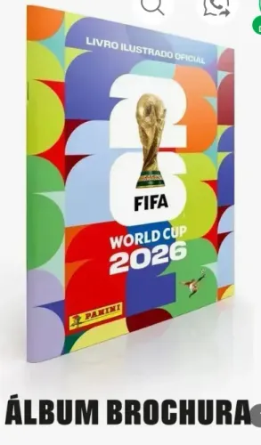 Álbum copo mundo brochura 2026