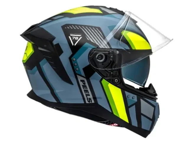 Capacete Peels Mach 5 Quantum Cinza Premium