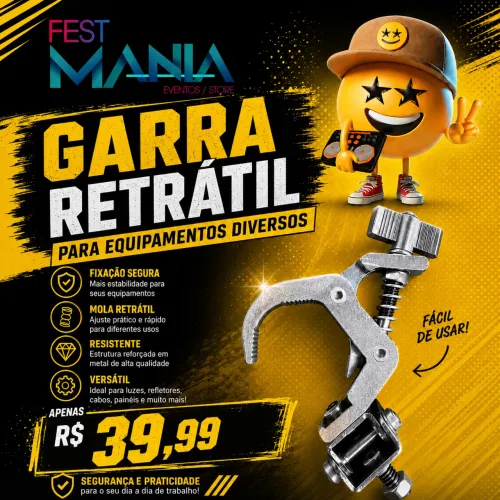 GARRA PARA ILUMINAÇÃO 