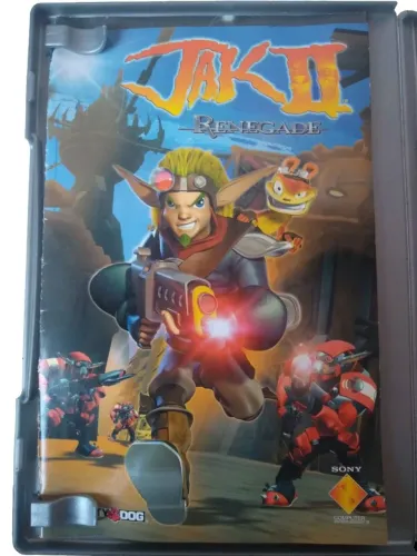 Jak 2 Platinum para PS2 - completo com memory card e manual 