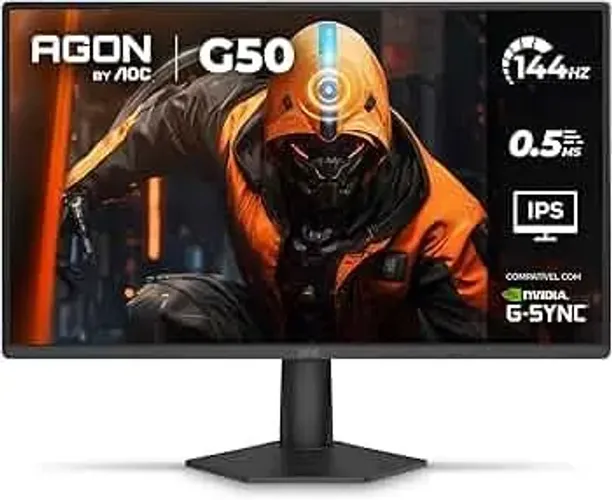 Monitor Gamer AOC 144hz IPS 0.5ms 25G50F (NOVO LACRADO)