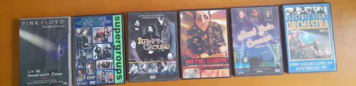 Coleção Dvds de Rock variados!!! Muito showwww