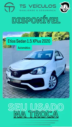 Toyota Etios X Plus Sedan 1.5 Flex 16V 4P Aut. 2020