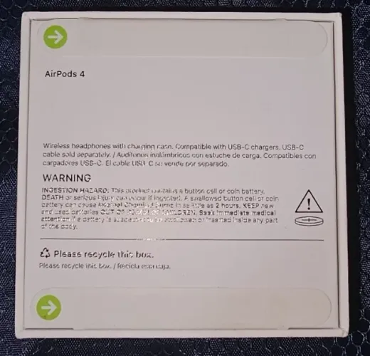 "Apple AirPods 4 (Geração 4) Novo E Lacrado - Modelo Padrão".